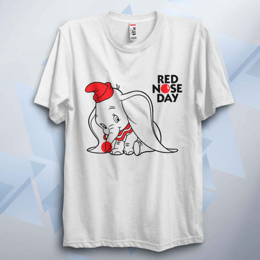 Red Nose Day Dumbo Unisex Adult T Shirt