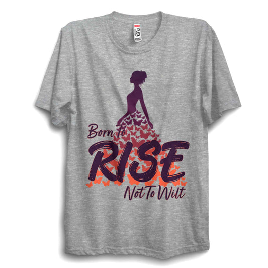 Born to Rise Rainbow Butterfly Unisex T-Shirt