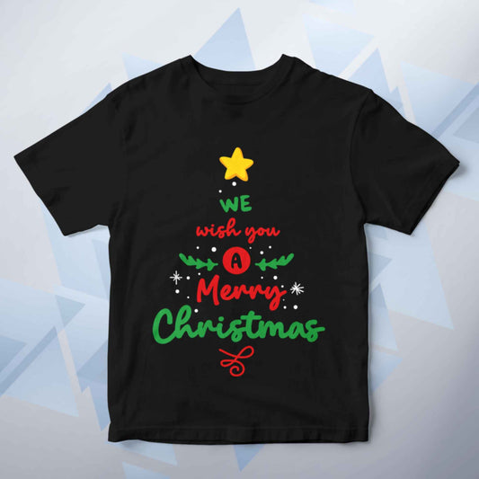 We Wish You A Merry Christmas Tree Classic Kid's T Shirt
