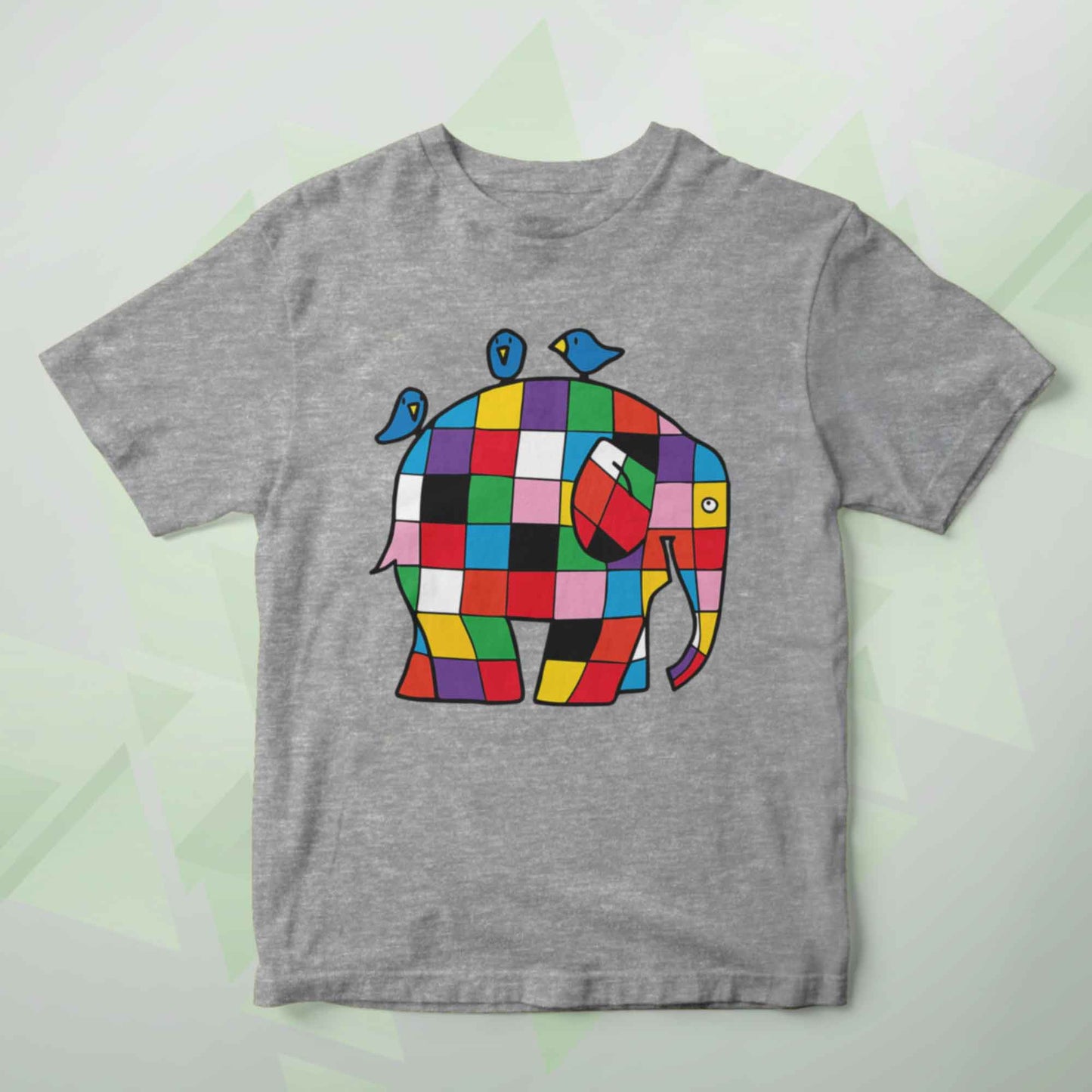 Patched Elephant Classic Kid's T Shirt