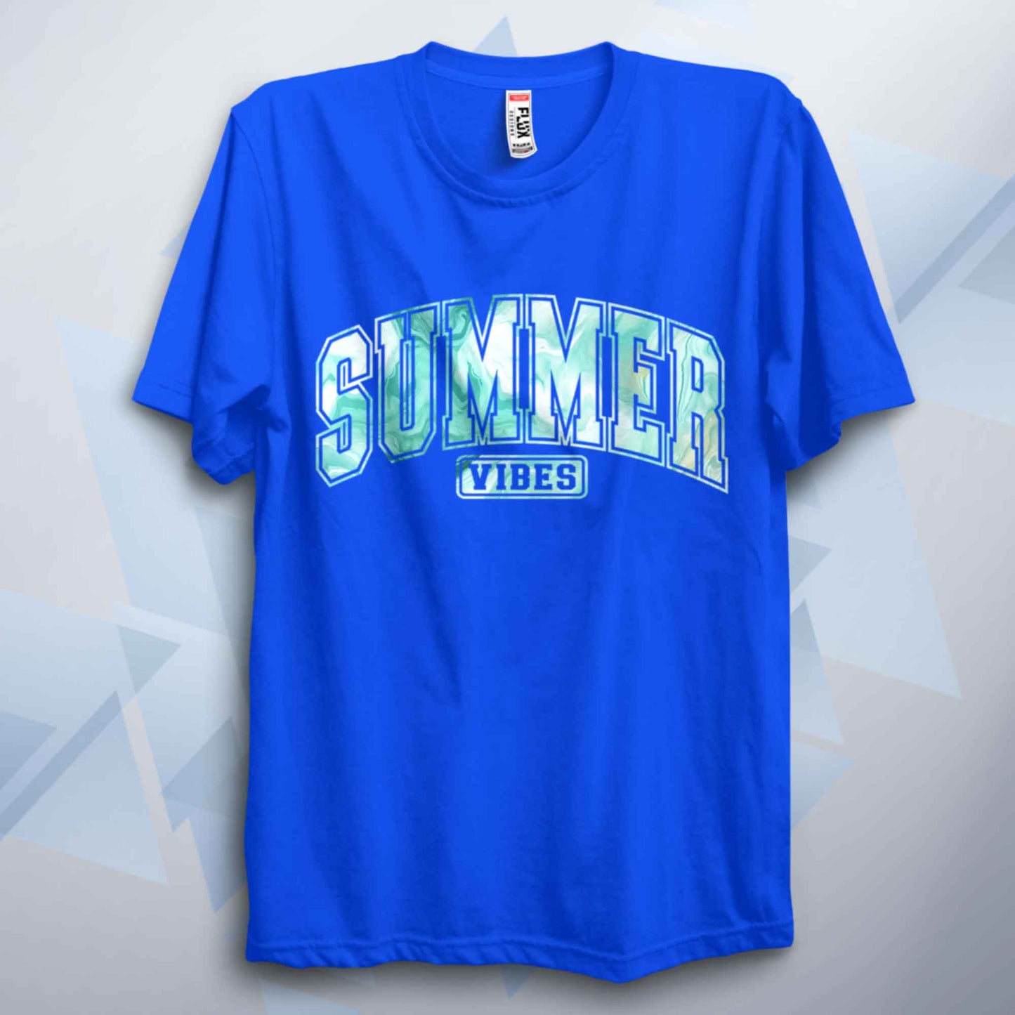 Summer Vibes Blue Unisex Adult T Shirt