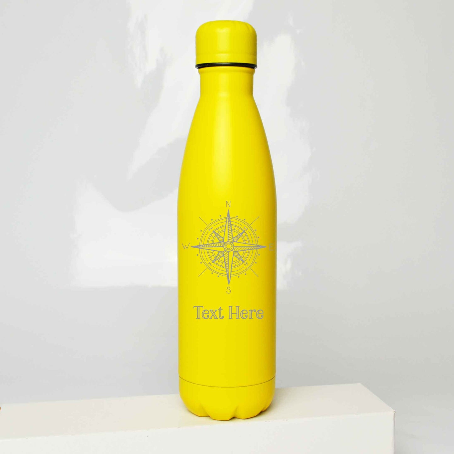 Personalised Compass Design Engraved Thermos Bottle 500ml