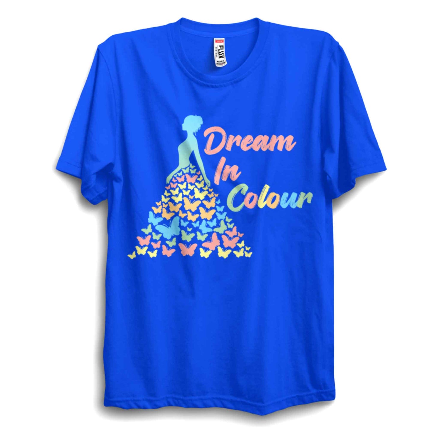 Dream in Colour Rainbow Butterfly Unisex T-Shirt