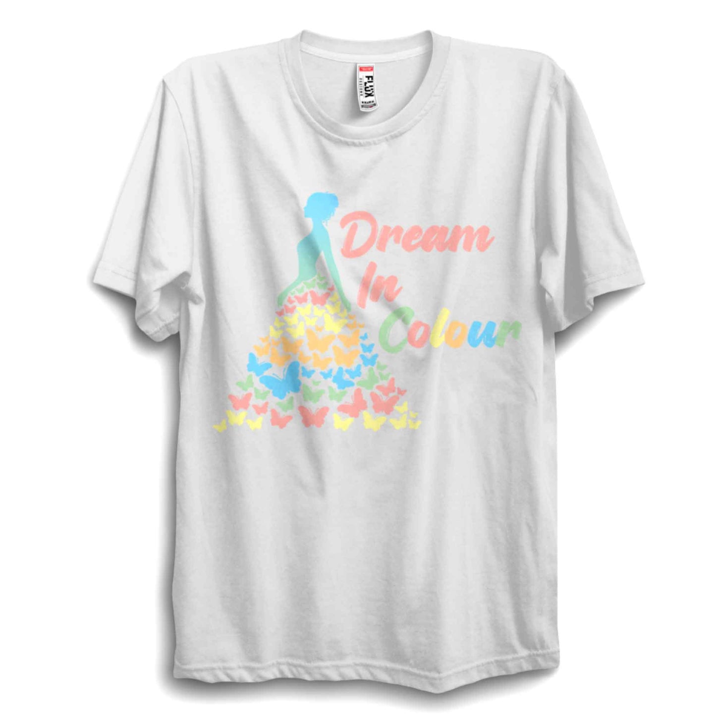 Dream in Colour Rainbow Butterfly Unisex T-Shirt