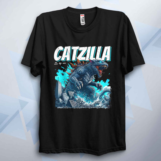 Catzilla Unisex Parody T Shirt