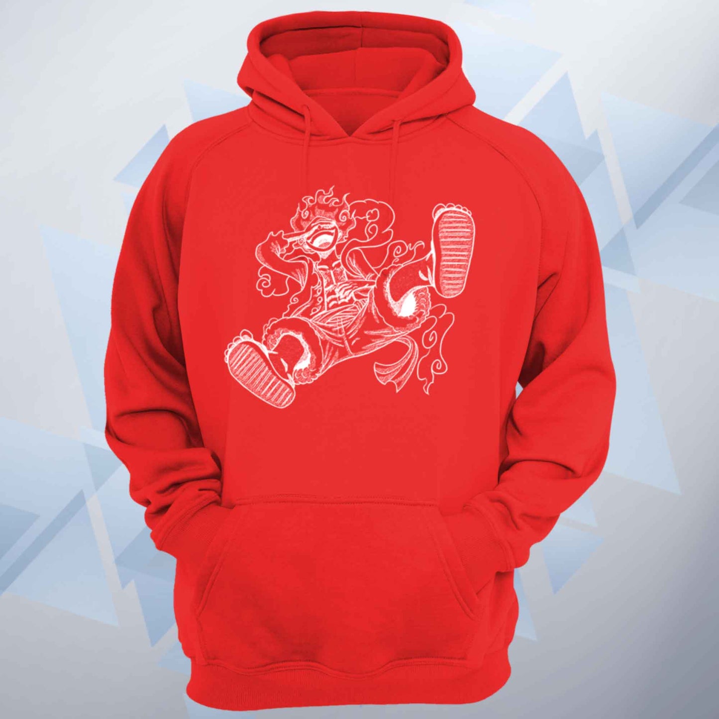 Luffy Gear 5 Line Art Unisex Hoodie