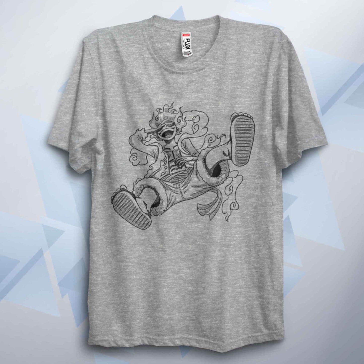Luffy Gear 5 Line Art Unisex T Shirt