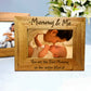 Personalised Mummy and Me Photo Frame Oak Frame