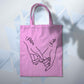 Personalised Holding Hands Custom Tote 10L Bag