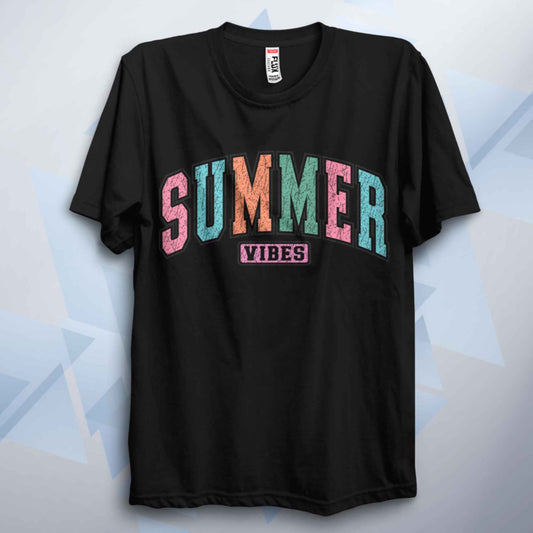 Retro Summer Vibes Unisex Adult T Shirt