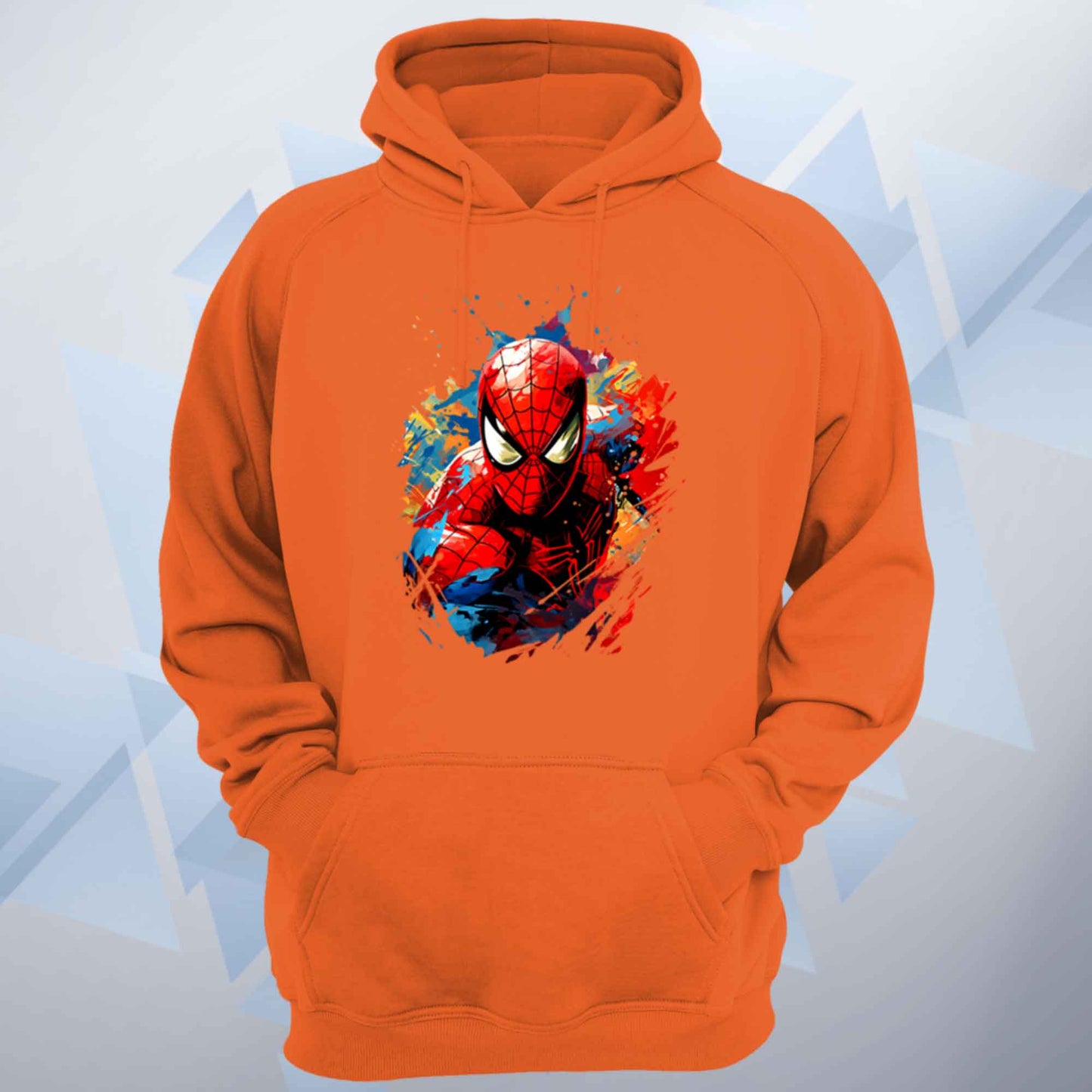 Watercolour Splat Spiderman Unisex Hoodie
