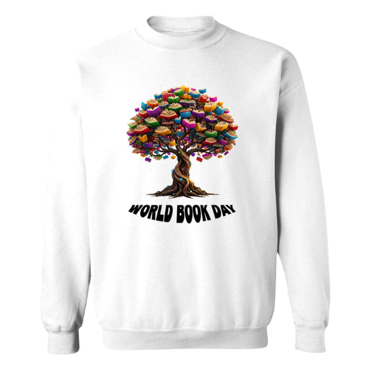 World Book Day Sweatshirt – Book Tree Reading Outfit