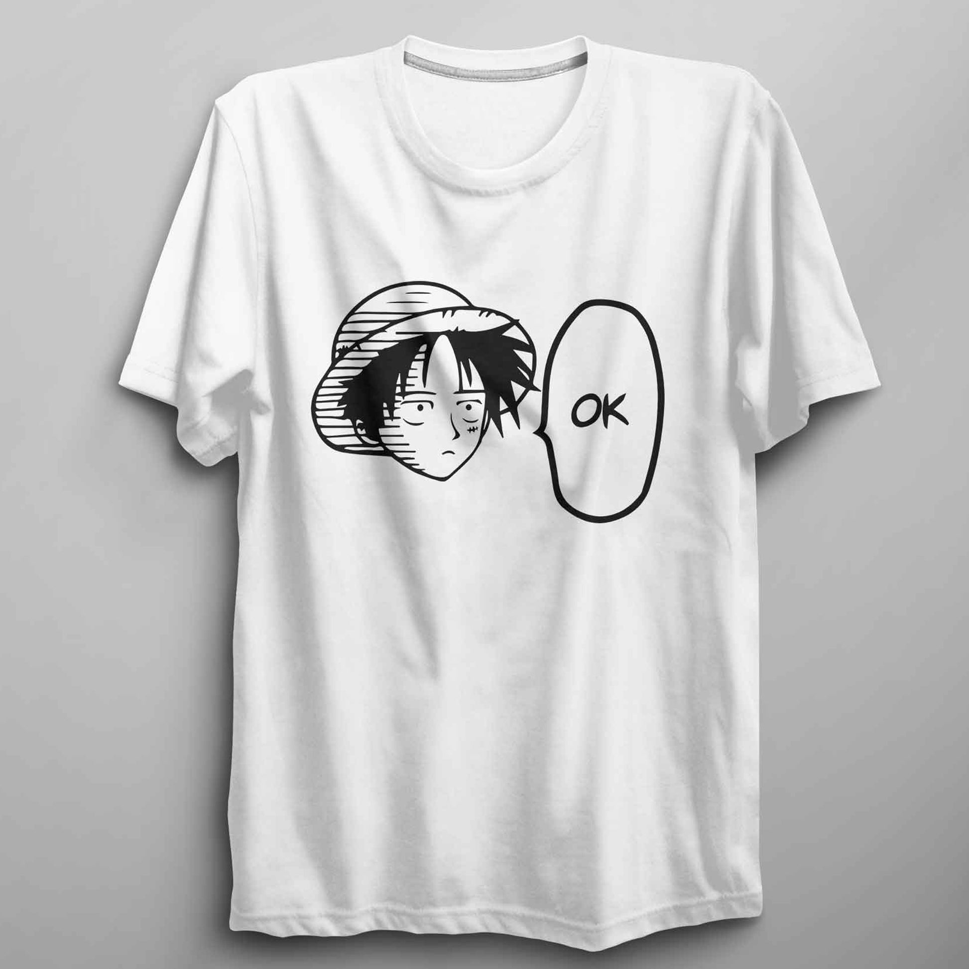 Anime T Shirt 'OK' Mugiwara - FLUX DESIGNS