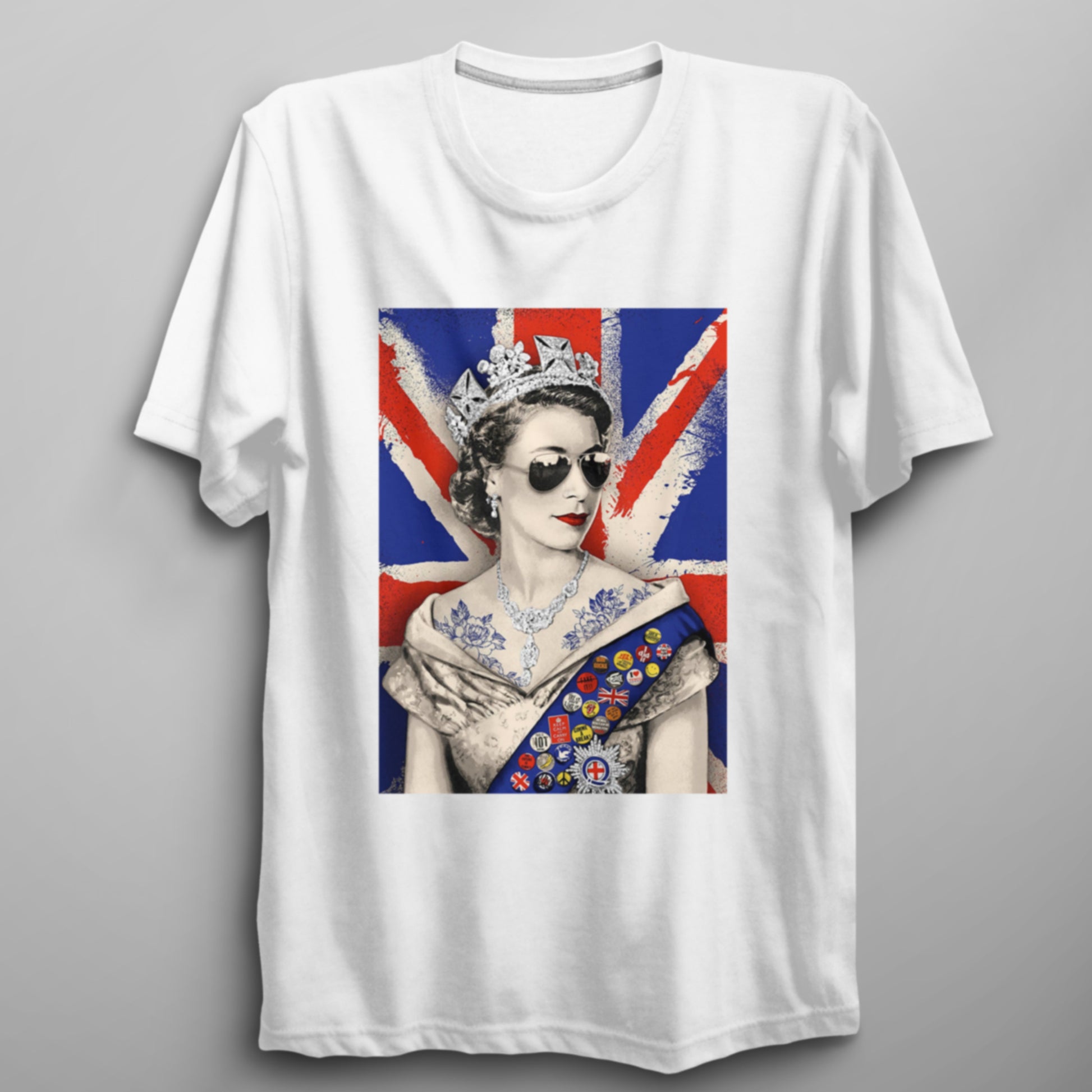 Queen Elizabeth T Shirt 70th Platinum Jubilee - FLUX DESIGNS