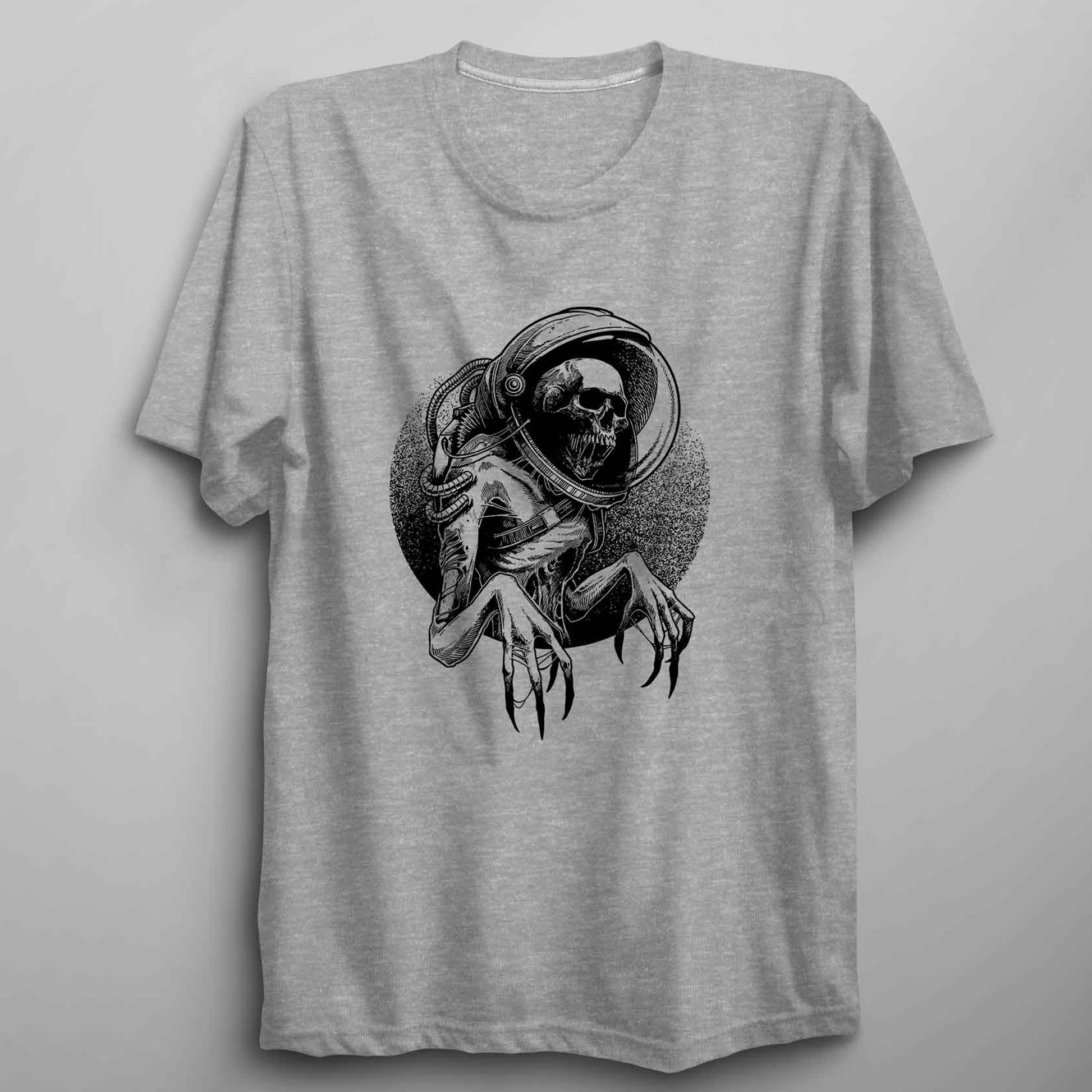 Space Skull T Shirt Sci-Fi - FLUX DESIGNS