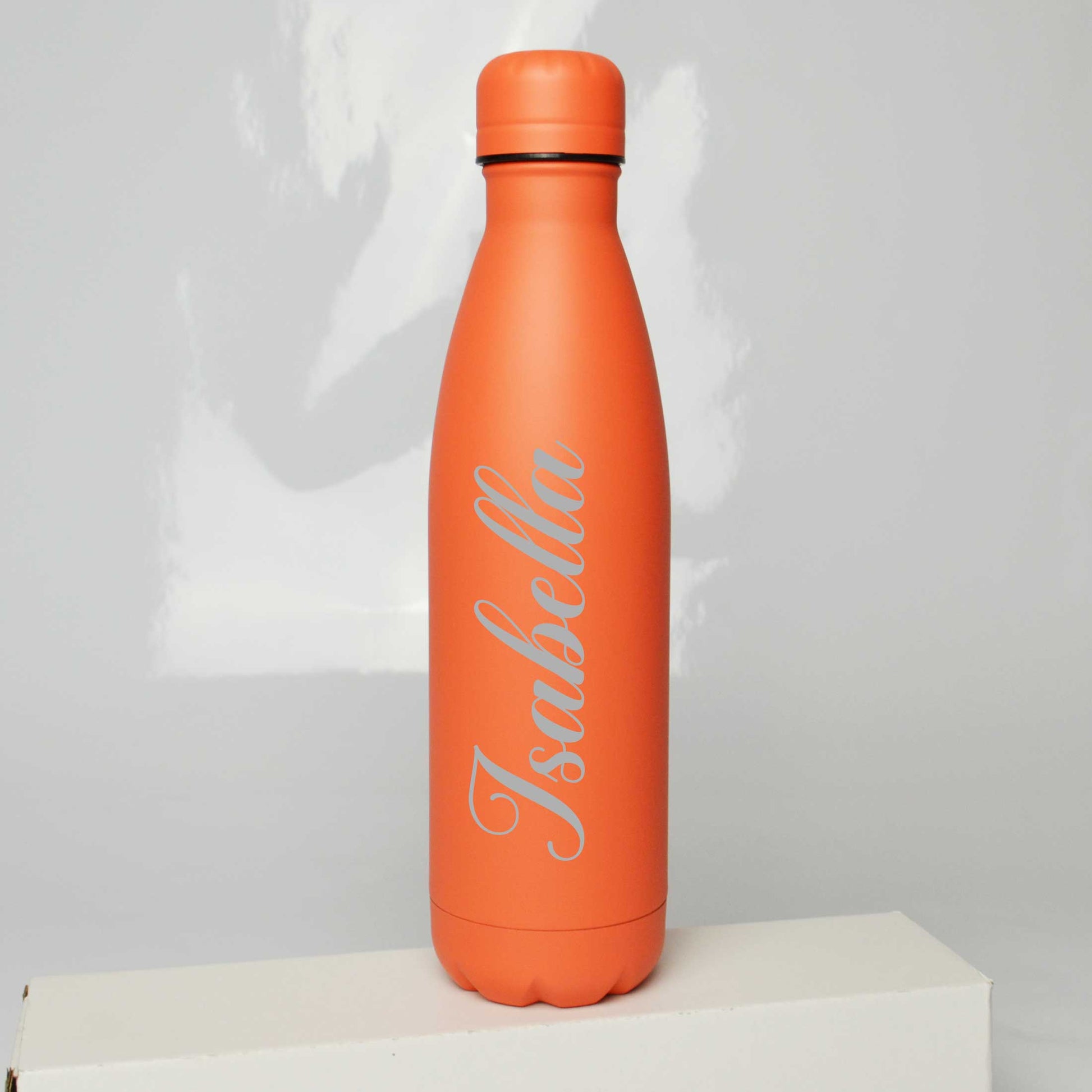 Personalised Name Water Bottle Custom Name Metal Thermos Bottle 500ml - FLUX DESIGNS