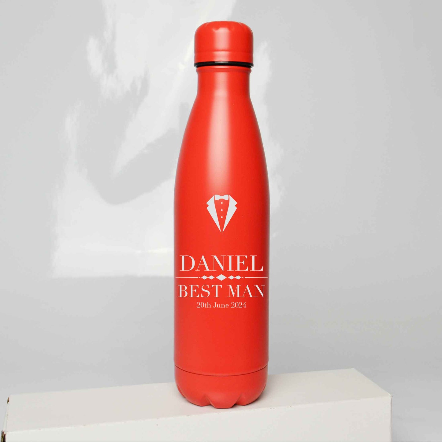 Personalised Tux Engraved Thermos Bottle 500ml