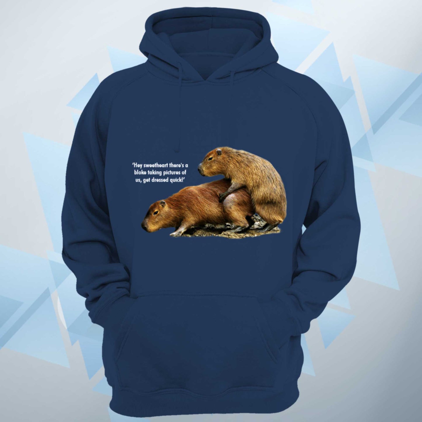 Capybara Get dressed Quick Unisex Hoodie