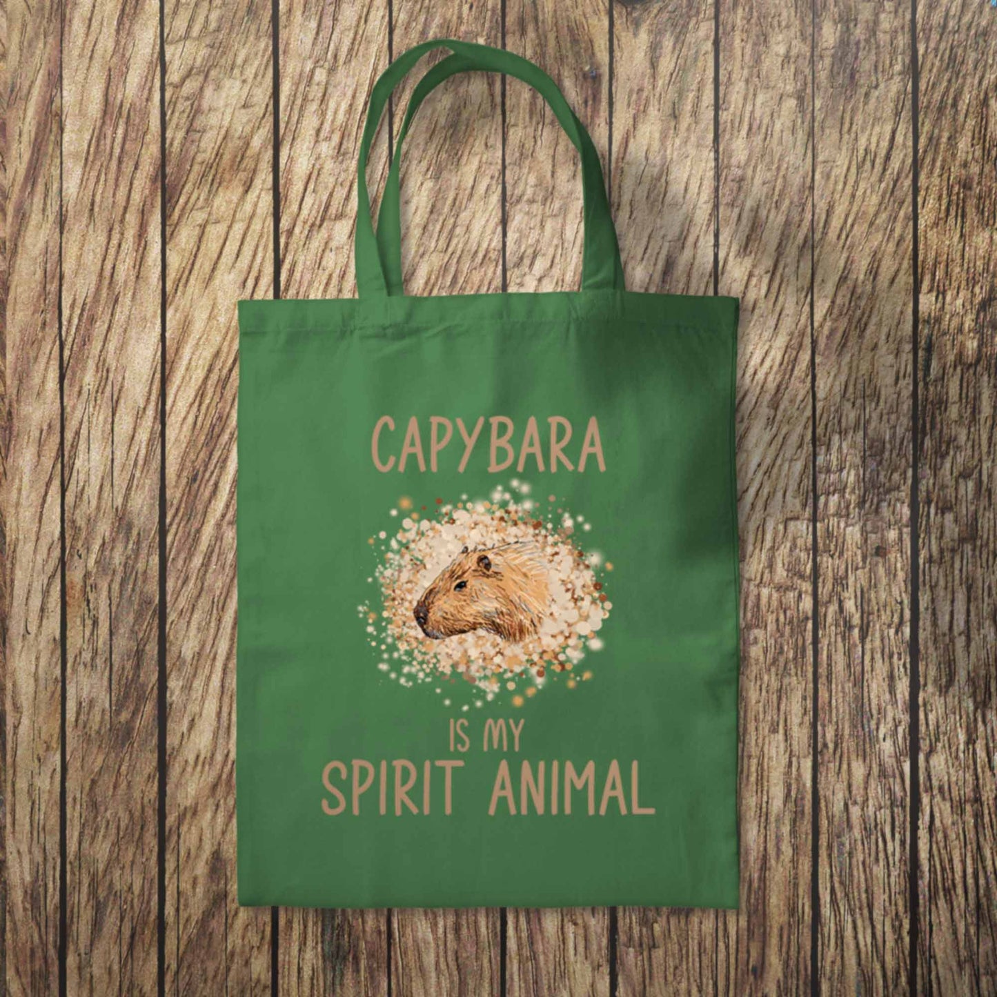 Capybara Is My Spirit Animal Tote Bag 10L Bag