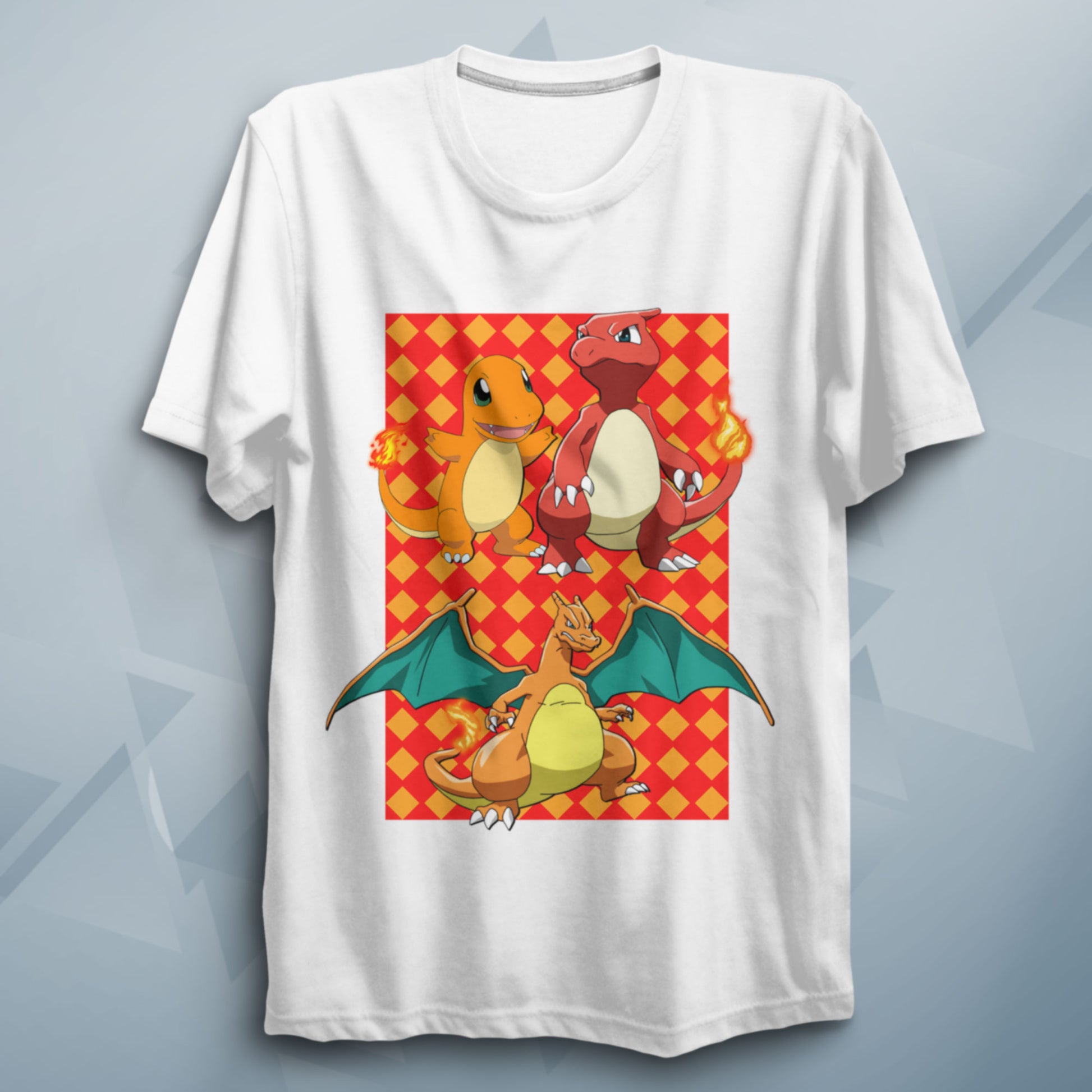 PKMN Charizard Evolution T Shirt Anime Shirt - FLUX DESIGNS