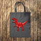 Red Dinosaur Tote Bag 10L Bag