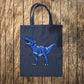 Blue Dinosaur Tote Bag 10L Bag