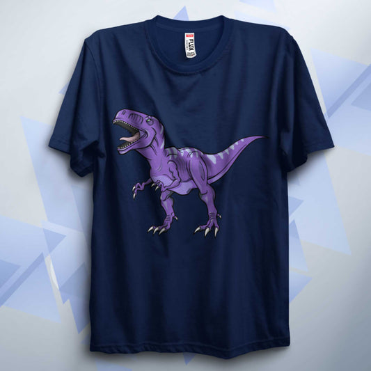 Purple Dinosaur Classic Kid's T Shirt