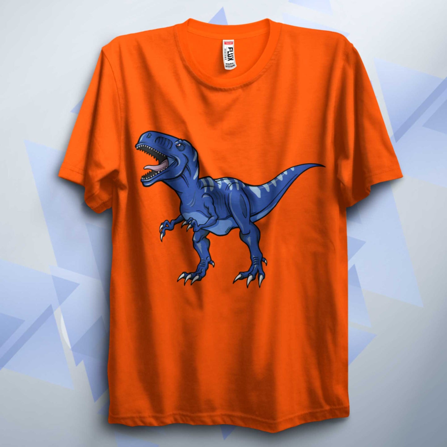 Blue Dinosaur Classic Kid's T Shirt
