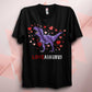 Valentines Loveasaurus Purple Dinosaur T Shirt