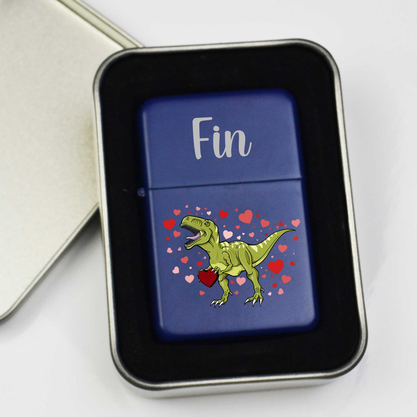 Personalised Valentines Dinosaur Lighter