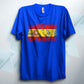 Distressed Spain Flag T Shirt