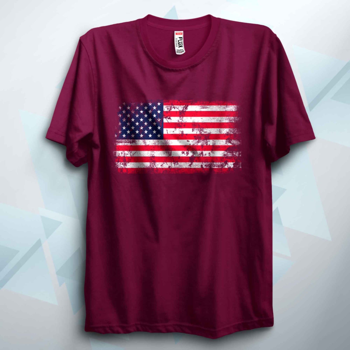 Distressed USA Flag T Shirt
