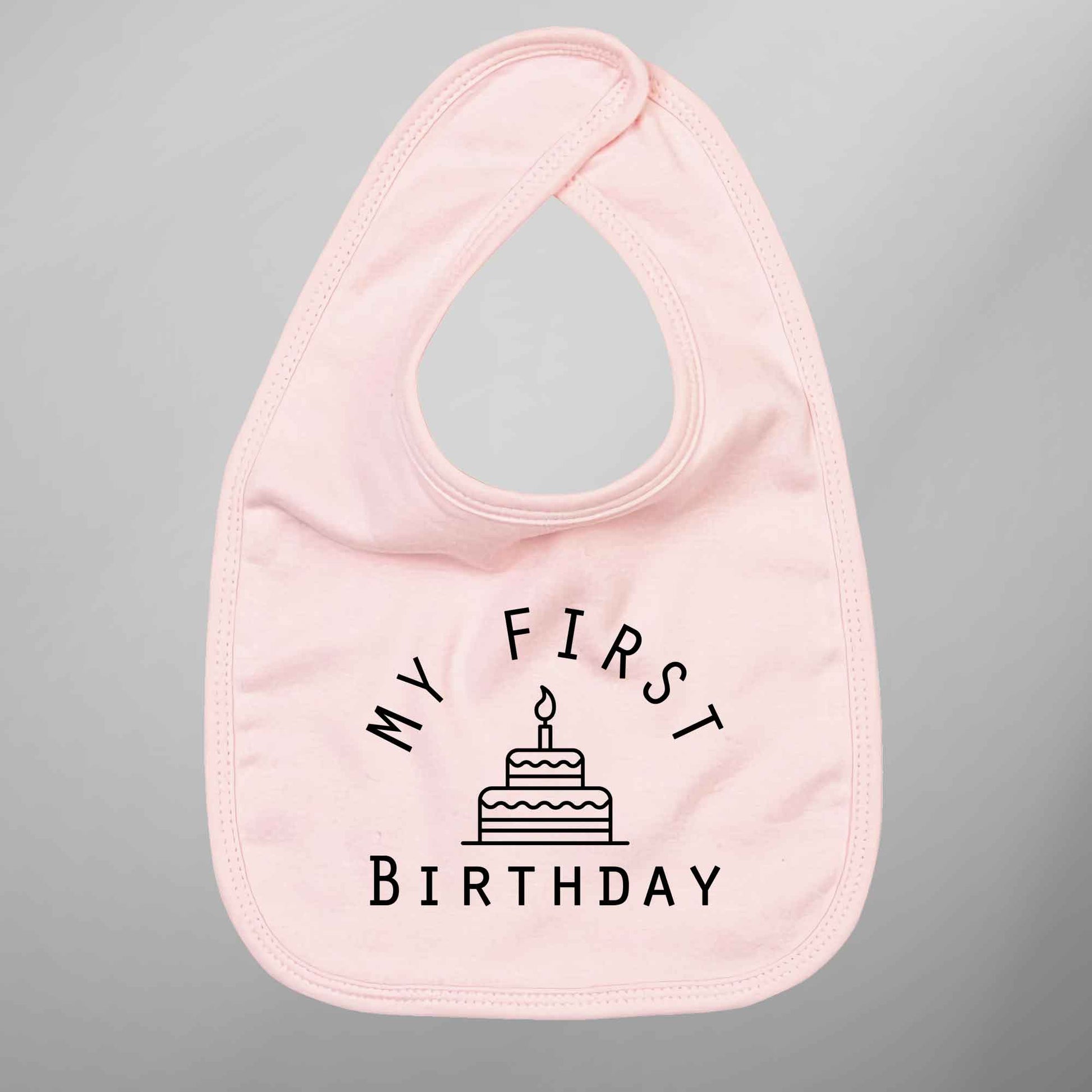 Baby Bib My First Birthday Bib 1st Birthday Baby Gift - FLUX DESIGNS