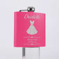 Personalised Dress Wedding Steel Hip Flask