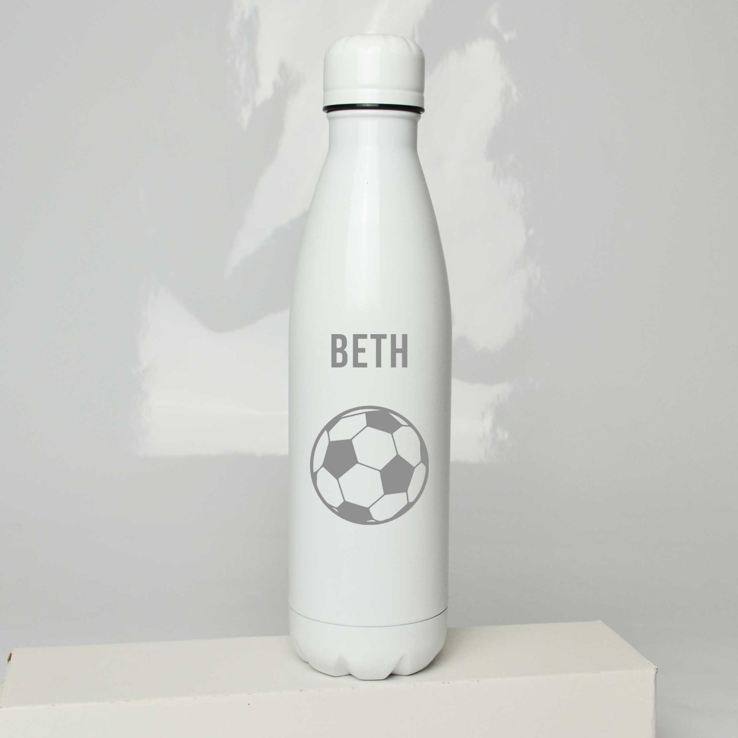 Personalised Football Engraved Thermos Bottle 500ml