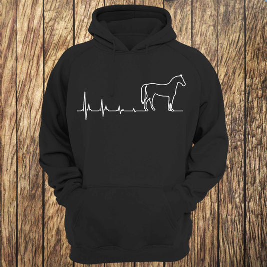 Horse Heartbeat Unisex Hoodie