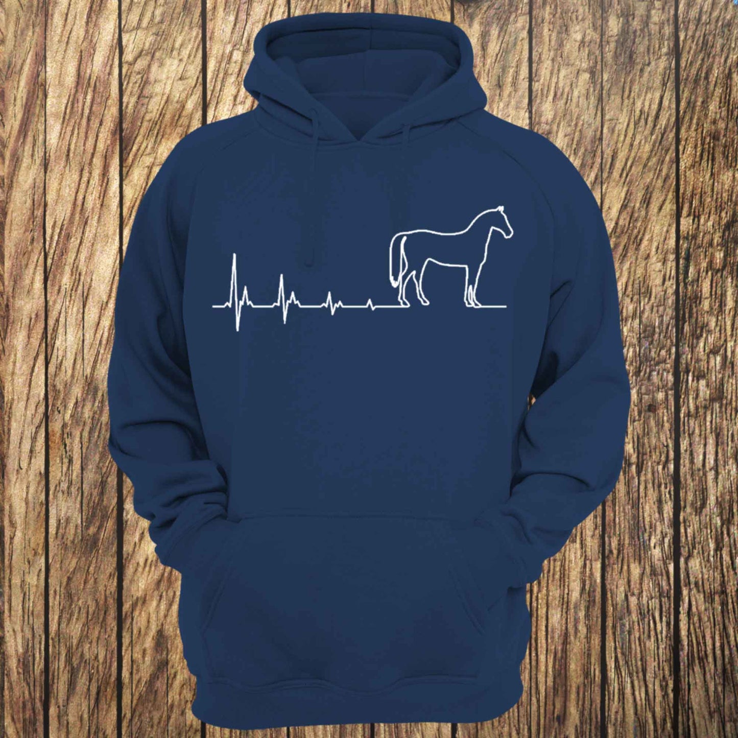 Horse Heartbeat Unisex Hoodie