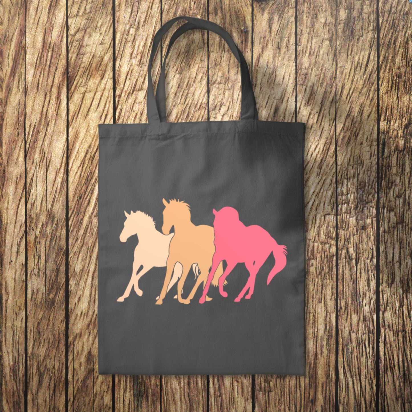 Sunset Wild Horses Tote Bag 10L Bag