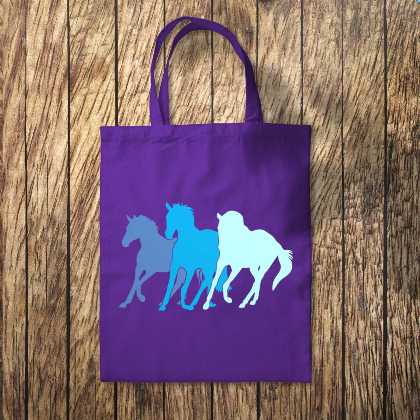 Ocean Wild Horses Tote Bag 10L Bag