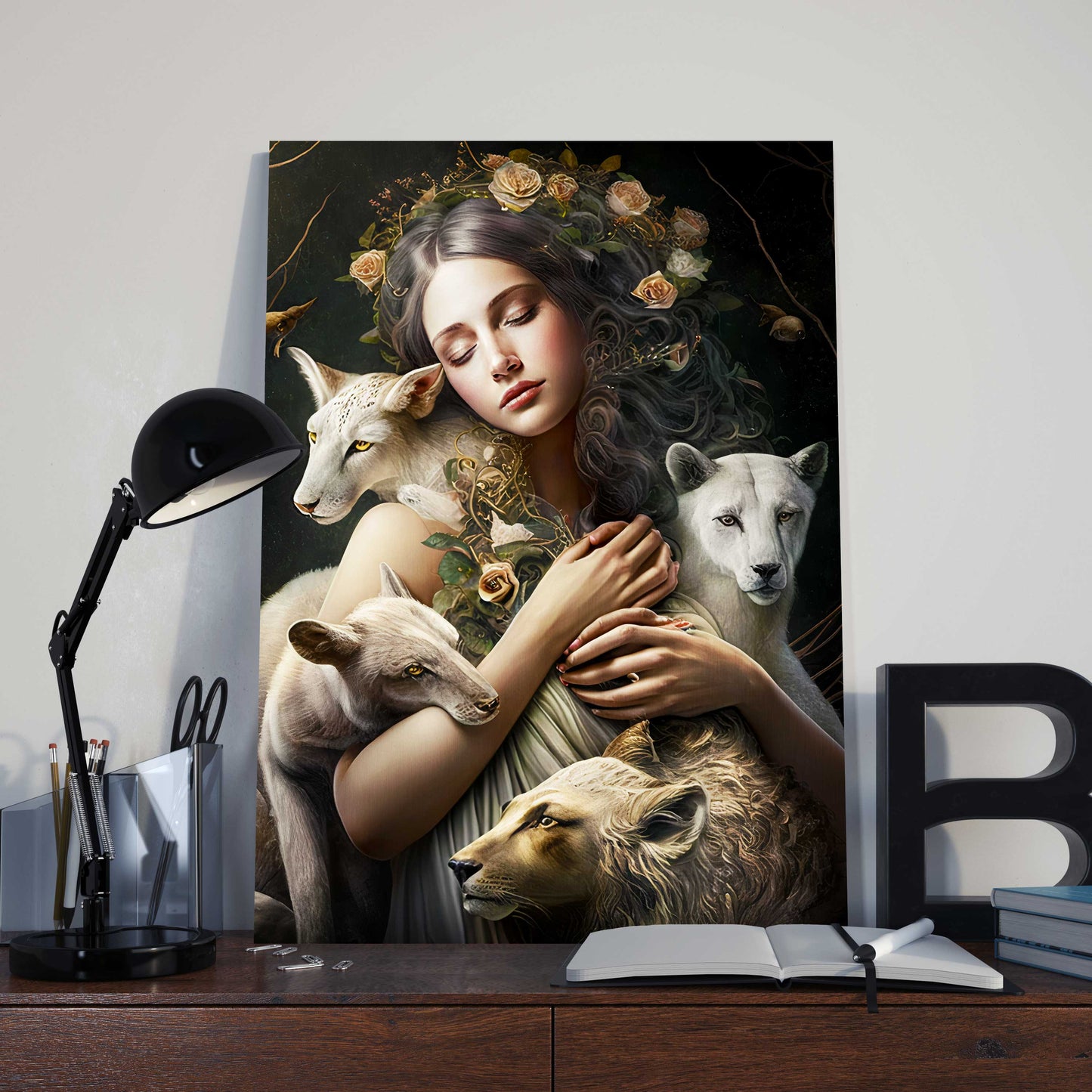 Lady Of Nature Metal Poster