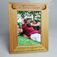 Personalised Eid Mubarak Name Portrait Photo Frame Oak Frame
