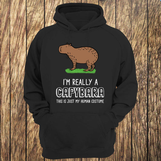 I'm really a Capybara Coloured Unisex Hoodie