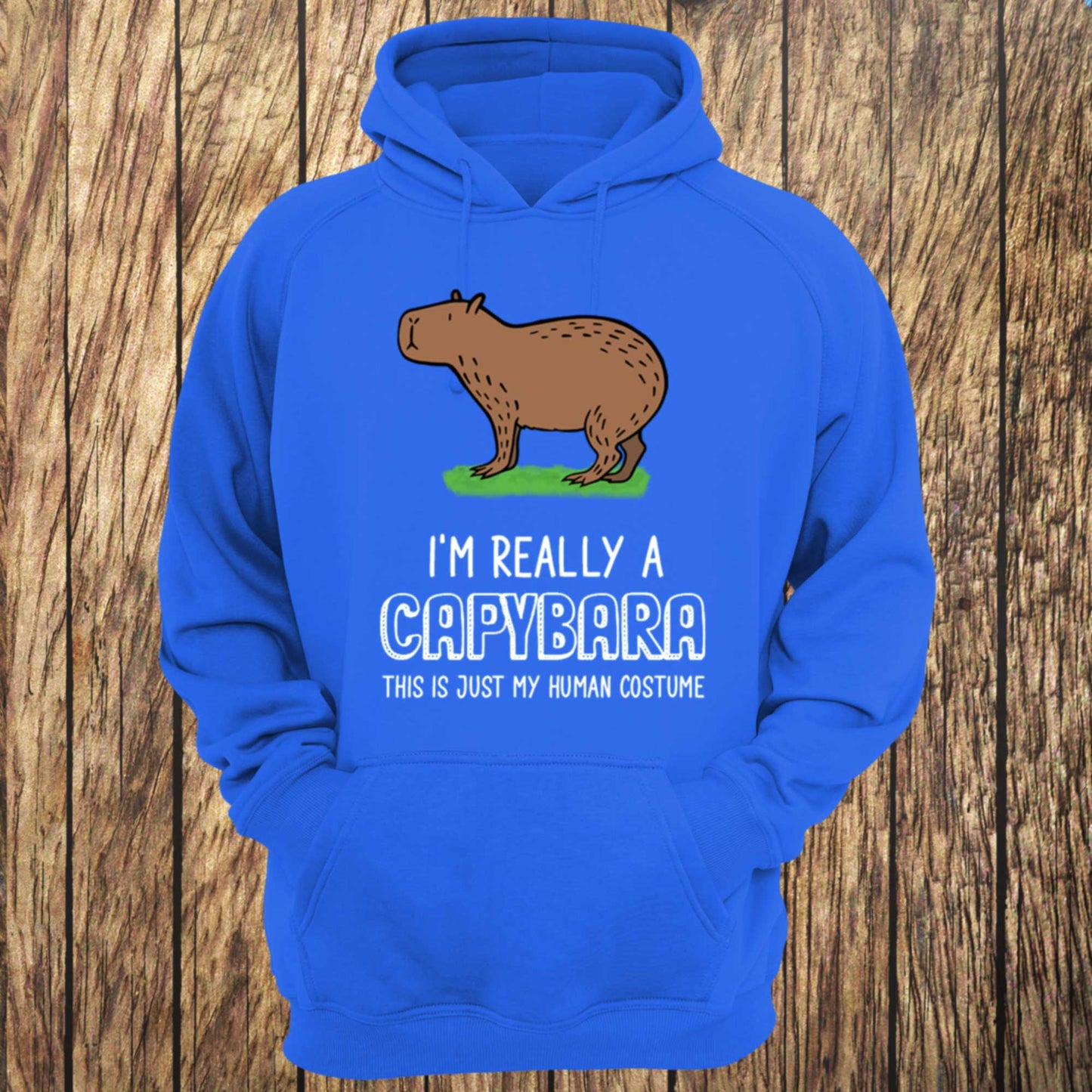I'm really a Capybara Coloured Unisex Hoodie
