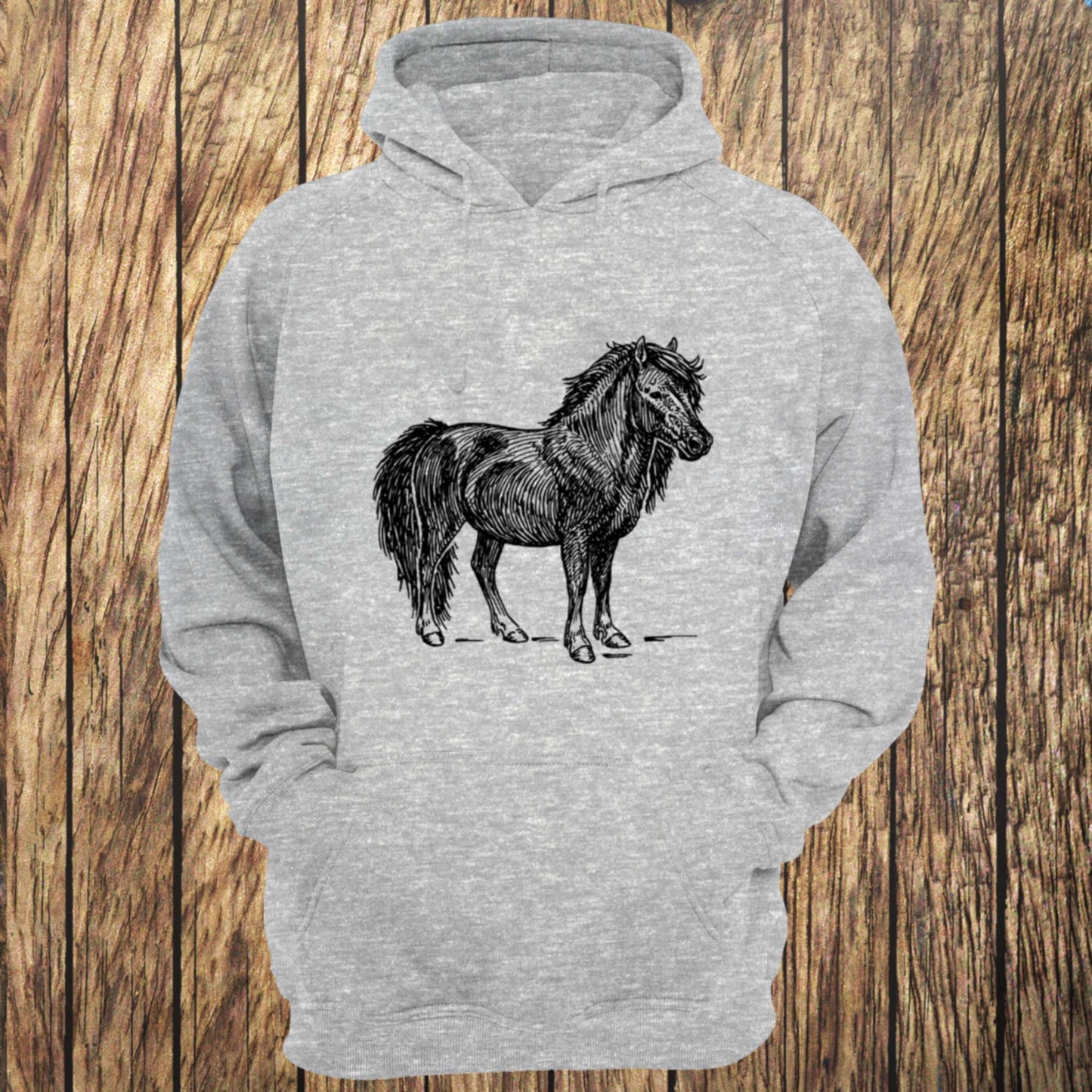 Shetland Pony Unisex Hoodie