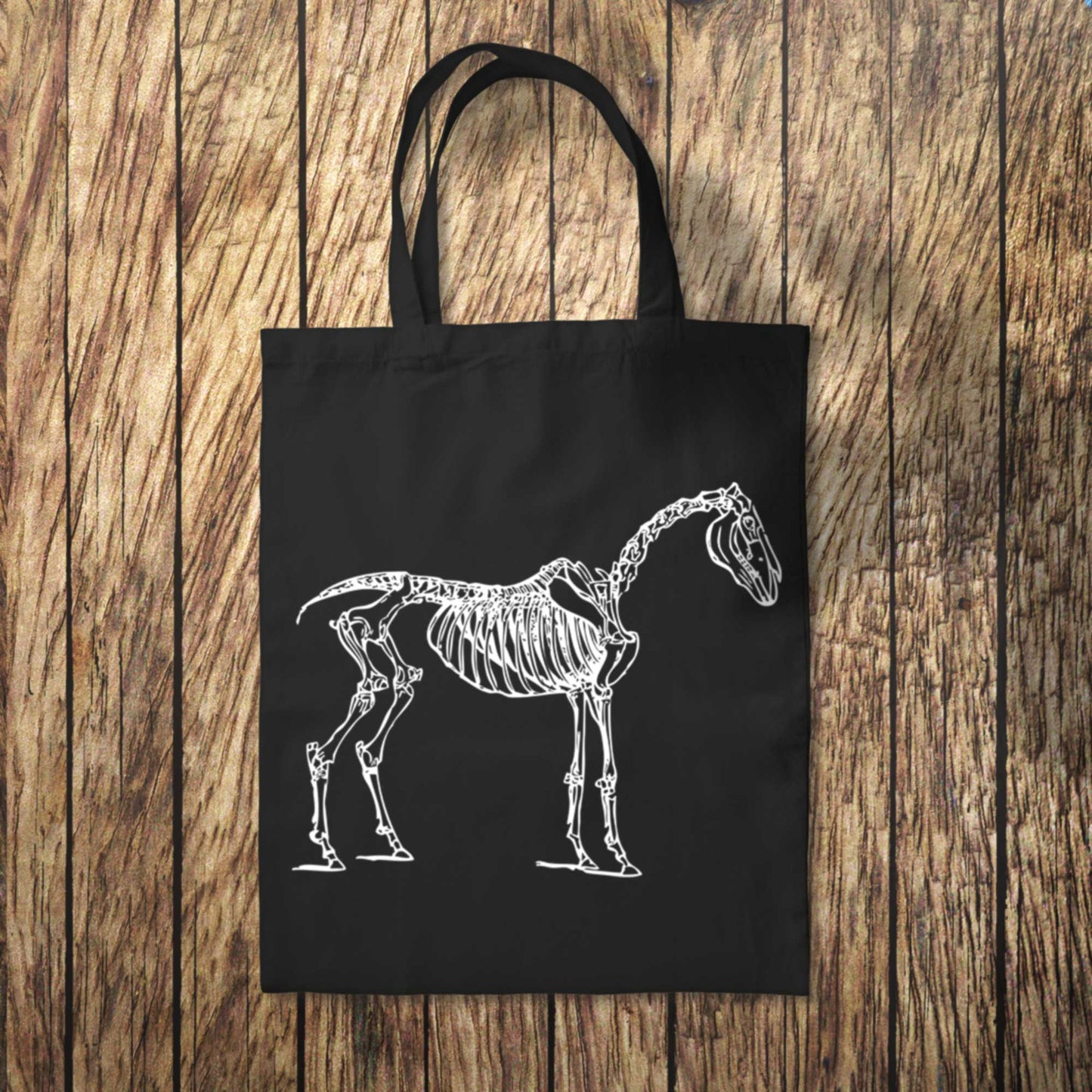 Skeleton Horse Tote Bag 10L Bag