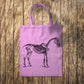 Skeleton Horse Tote Bag 10L Bag
