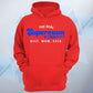 The Real Supermum Two Tone Blue Hoodie