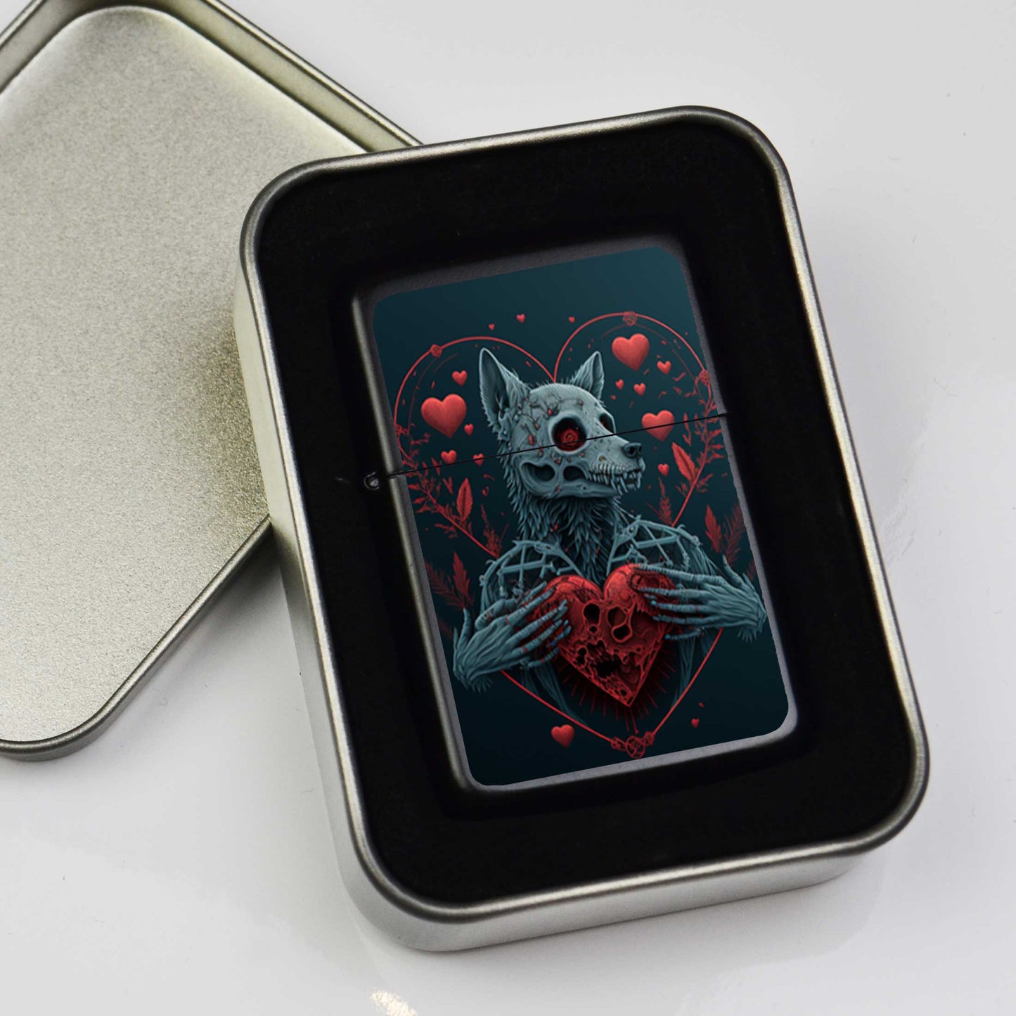 Love Yearning Wolf Brothers Lighter
